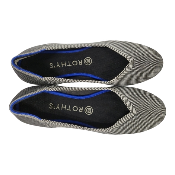Rothy’s Grey Birdseye Flats SZ 8 - Picture 2 of 11
